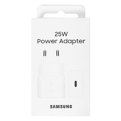piece detachee telephone ep t2510nwegeu chargeur samsung usb c 25w blanc blister