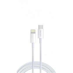 piece detachee telephone x181 cable 1 metre charge rapide lightning vers usb c 20w blanc